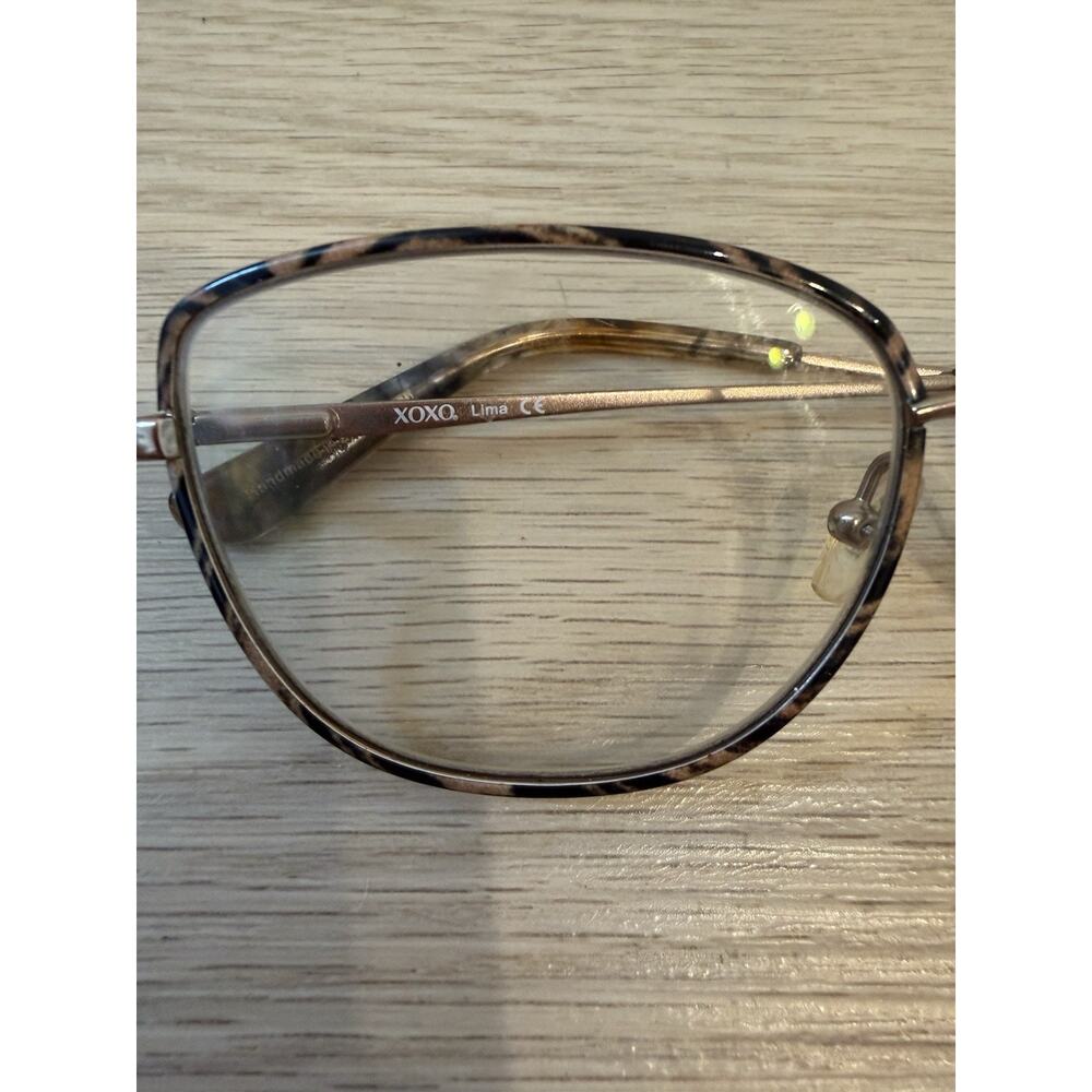 XOXO Eyeglasses Frames Only, Lima, 52-16-135, Sand (Brown) - Picture 2 of 5